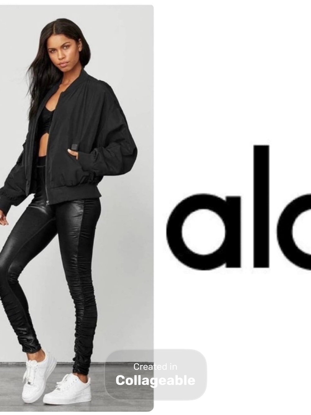‼️WOW‼️ALO Women's CINCHED SHINEY LEGGINGS No Longer Available on Line! RARE NWT